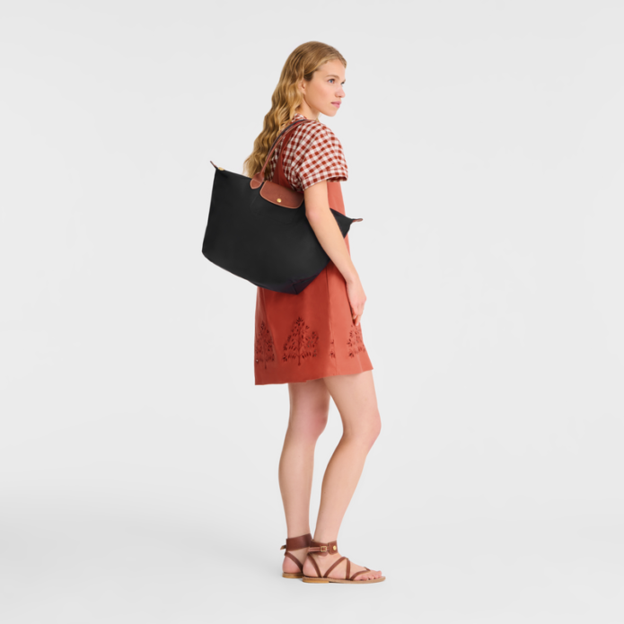 Longchamp Le Pliage Original L Tote Bag – Black vip time amman jordan